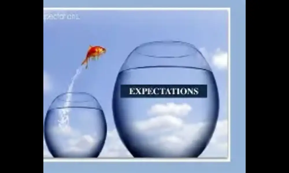 Everyone else’s expectations always seem to take front stage. By itself, that’s not good enough.
